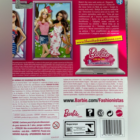 Barbie Fashionistas 3 Pack of clothes featuring outfits for a rainy day 2011 - Picture 8 of 9